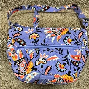 Vera Bradley Floral Crossbody Bag - Purple